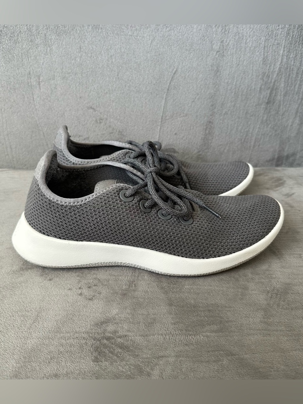 Allbirds Women’s Sz 8 Tree Runners Grey Lace-Up Trainer Shoes - Picture 5 of 8